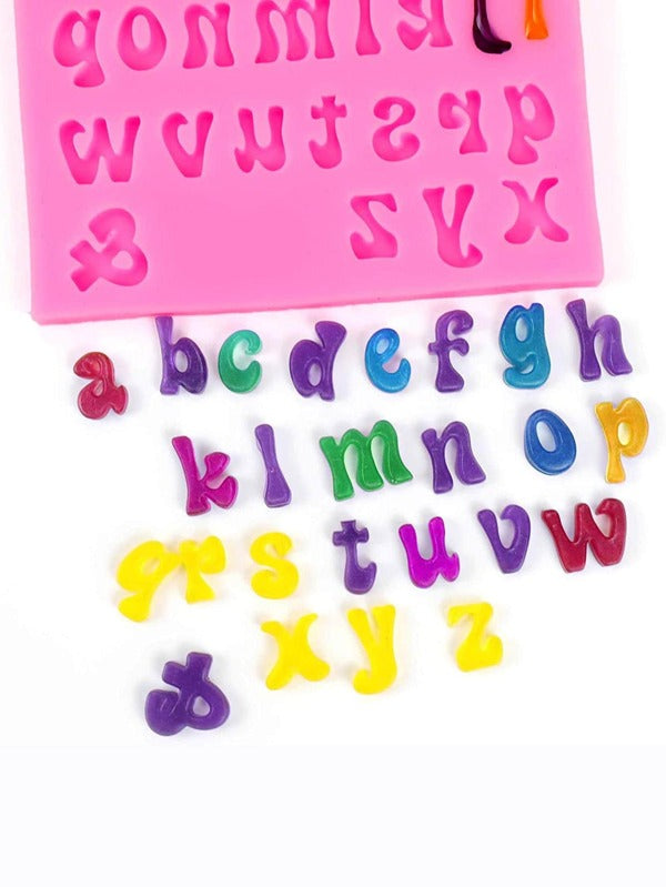 Silicone Mould - Groovy Alphabet - Lowercase