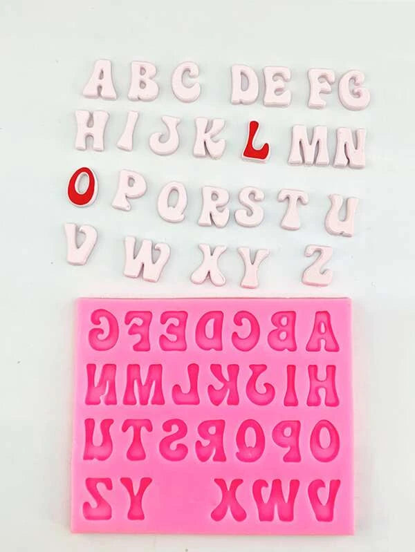 Silicone Mould - Groovy Alphabet - Uppercase