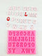 Silicone Mould - Groovy Alphabet - Uppercase