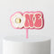 Cake Topper - Groovy One (Pink/Strawberry/Cream Acrylic 1st Birthday Cake Topper)