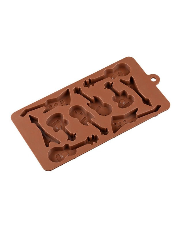 Chocolate Mould - Guitars - Silicone Baking Mould