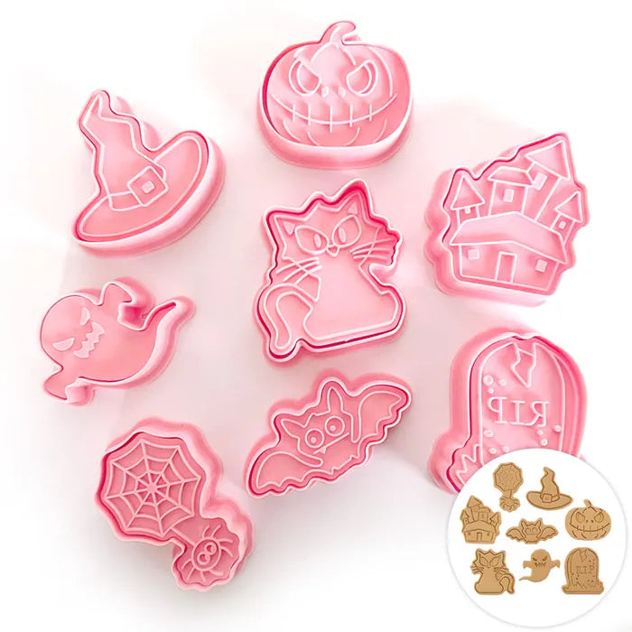 Embosser & Cutter Set - Halloween Cookies (8 pc Set)