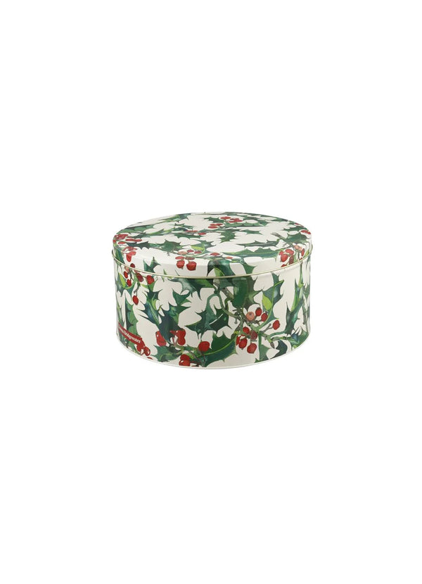 Cake Storage Tin - Emma Bridgewater's Christmas Holly Round Cake Tin - Small