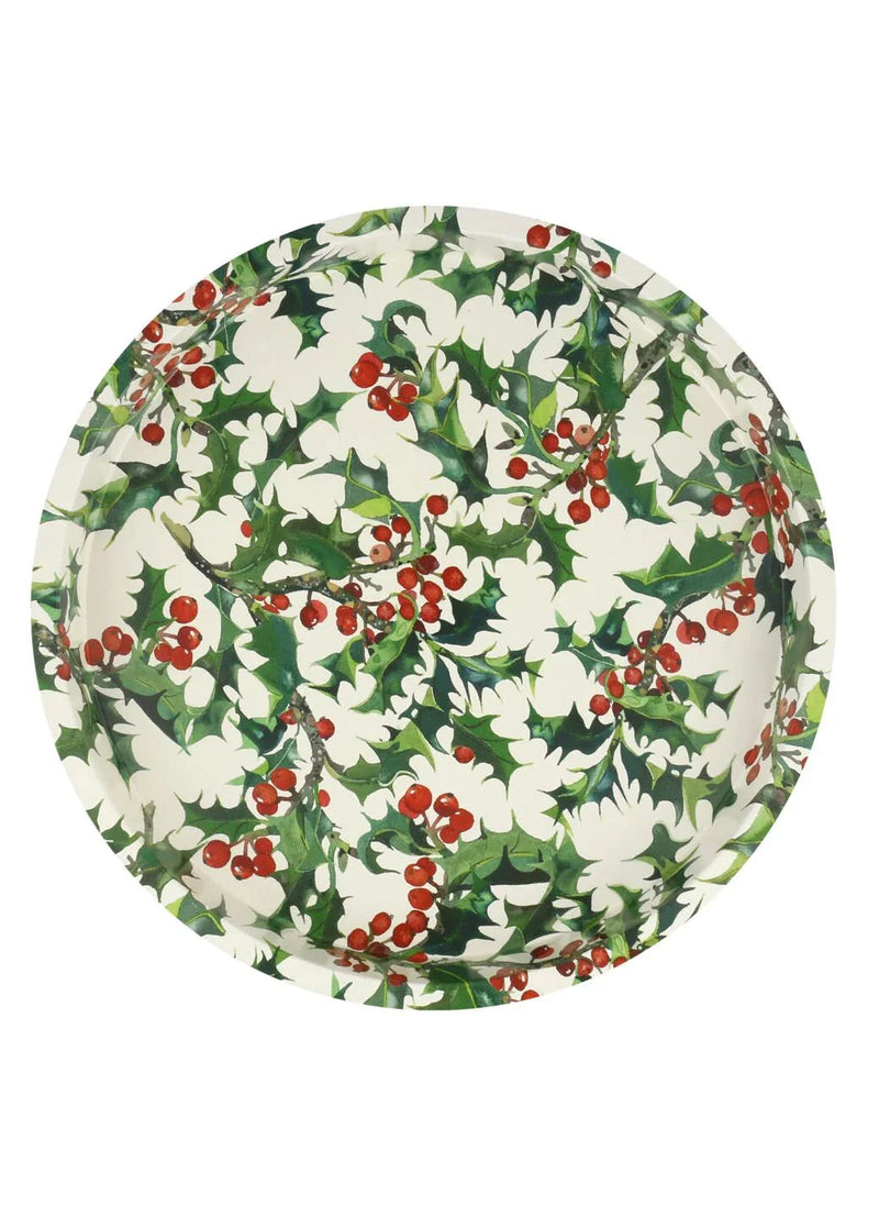 Cake Tray - Emma Bridgewater's Christmas Holly Round Serving Tray