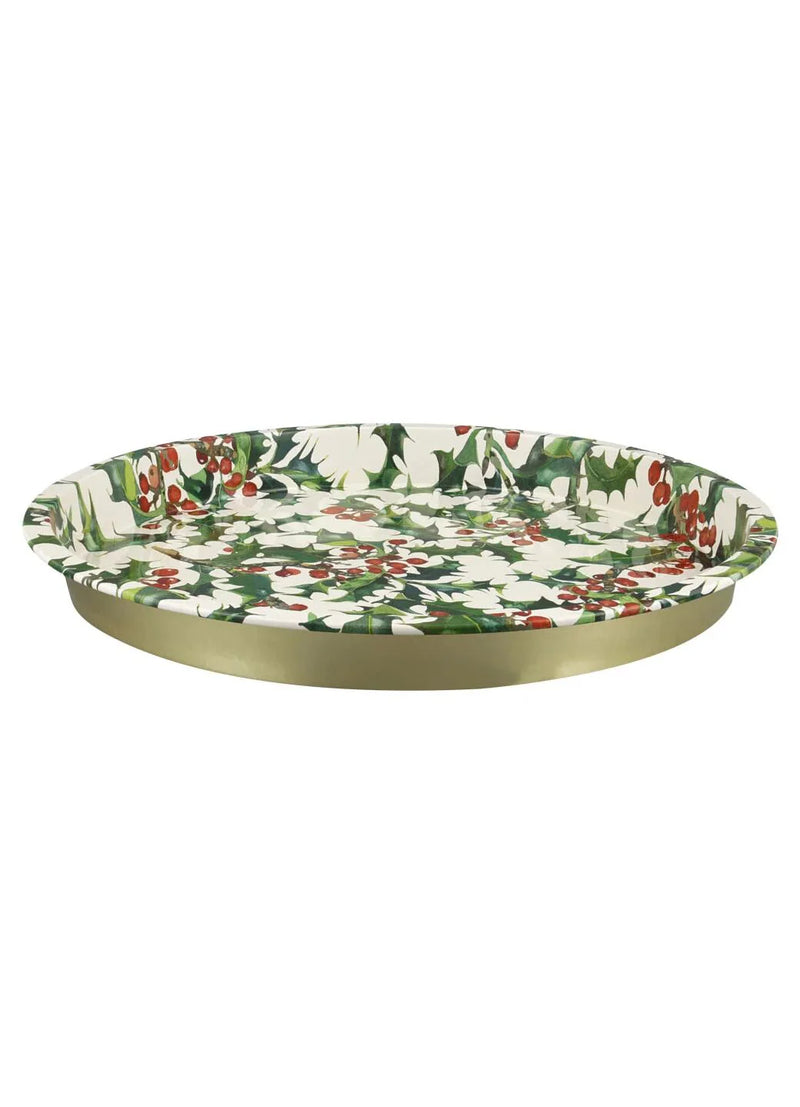 Cake Tray - Emma Bridgewater's Christmas Holly Round Serving Tray