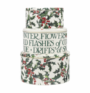 Cake Storage Tin - Emma Bridgewater's Christmas Holly Round Cake Tin - Medium
