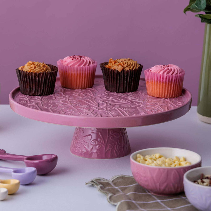 Pink Meadow Cake Stand 27cm - Mason Cash