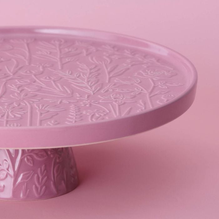 Pink Meadow Cake Stand 27cm - Mason Cash
