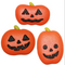 Cupcake Toppers - Jack-O-Lantern Pumpkin Royal Icing 18pc