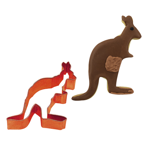 Cookie Cutter - Kangaroo (Polyresin coated steel)