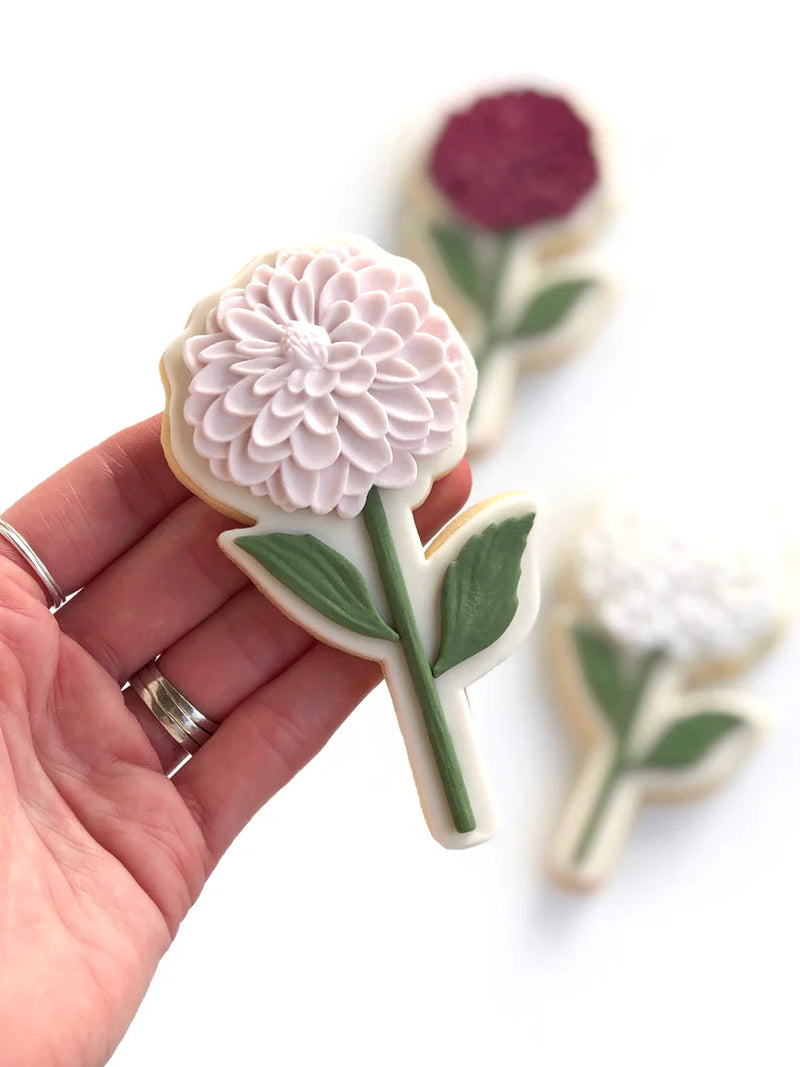 Little Bikkie - Dahlia Silicone Mould & Cookie Cutter Kit