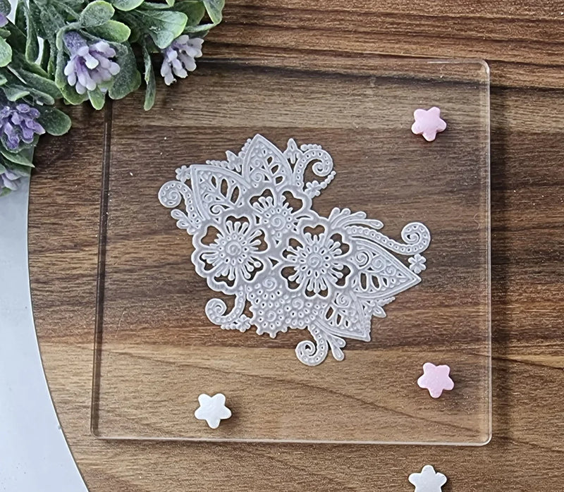 Debosser - Lace Flowers (Cookie / Fondant Embosser)