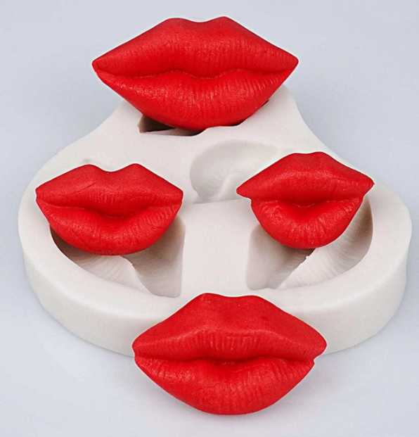 Silicone Mould - Lips (4 sizes)