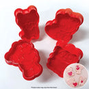Plunger Cutters - Valentine Animals with Hearts (embossing cutters)