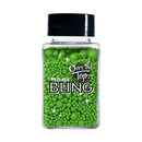 Sprinkles: Medley Sugar Pearls (Cachous) 65g - Leaf Green