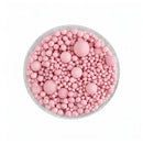 Sprinkles: Medley Sugar Pearls (Cachous) 65g - Pastel Pink