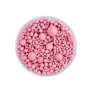 Sprinkles: Medley Sugar Pearls (Cachous) 65g - Pink