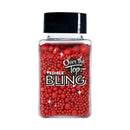 Sprinkles: Medley Sugar Pearls (Cachous) 65g - Red