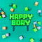 Cake Topper - Minecraft Happy BDay (Happy Birthday)