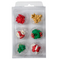 Sugar Decorations - Mini Christmas Assortment 29pc (by Sweet Elite)