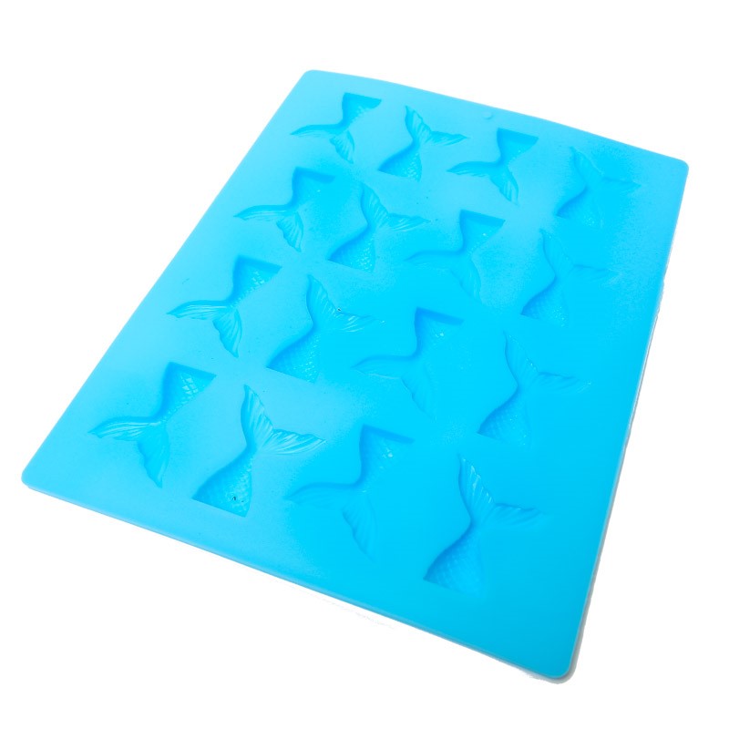 Silicone Chocolate Mould - Mini Mermaid Tails (15 cavities)