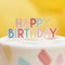 Cake Topper - Happy Birthday - Multi-coloured Acrylic Cake Topper