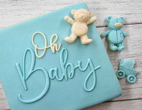 Debosser - Oh Baby (Cookie / Fondant Embosser)