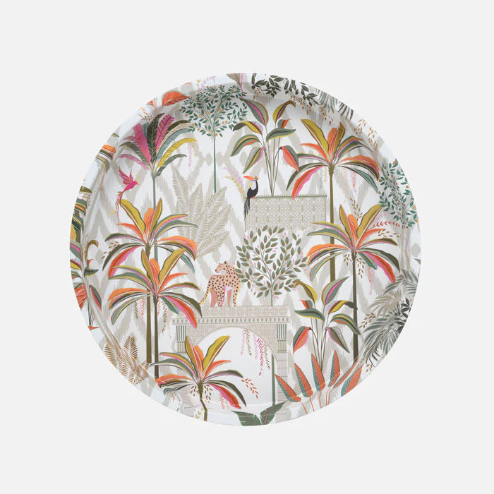 Cake Tray - Sara Miller's Palm Garden Round Serving Tray