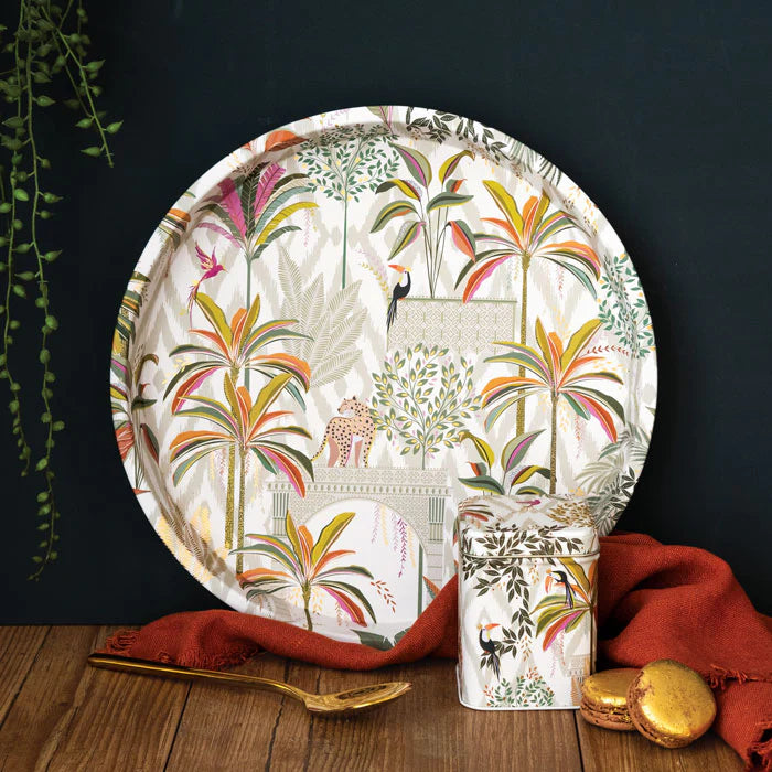 Cake Tray - Sara Miller's Palm Garden Round Serving Tray
