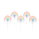 Candles - Pastel Rainbows (5pk)