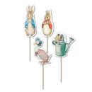 Cupcake Toppers - Peter Rabbit ™ Classic Characters 12pk (Cardboard Cupcake Picks)