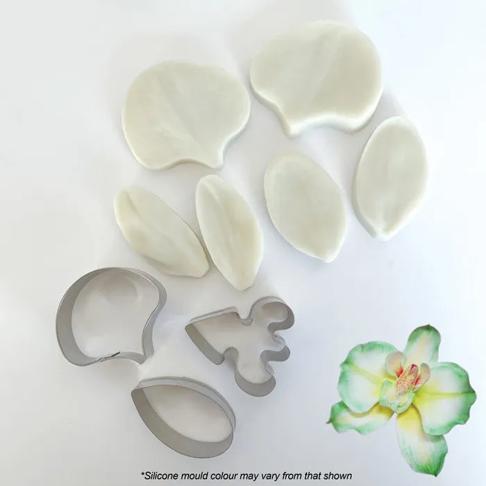 Sugarcraft - Phaleonopsis (Moth) Orchid Cutter & Veiner Set