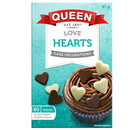 Sugar Decorations - Chocolate Love Hearts 47g - Queen