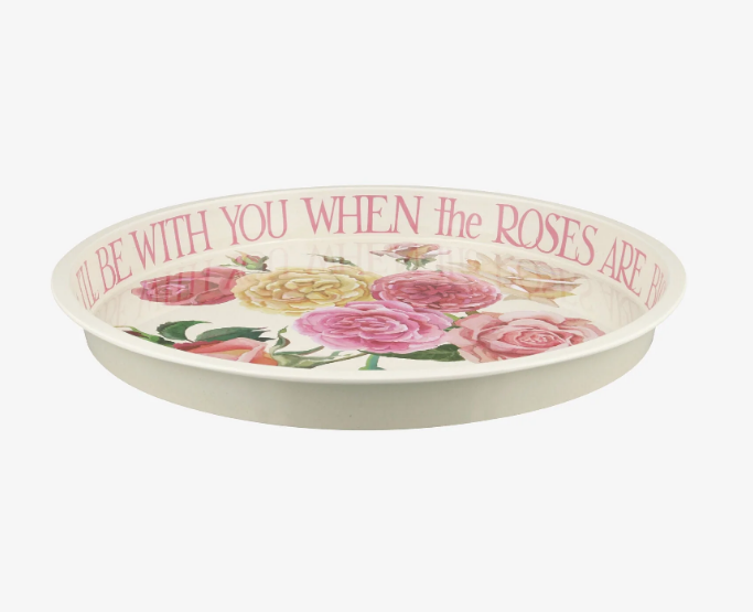 Serving Tray Tin - Roses All My Life 30cm by Emma Bridgewater