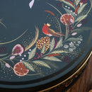 Storage Tin - Sara Miller's Fig Wreath Round Tin (Small Treat Size)