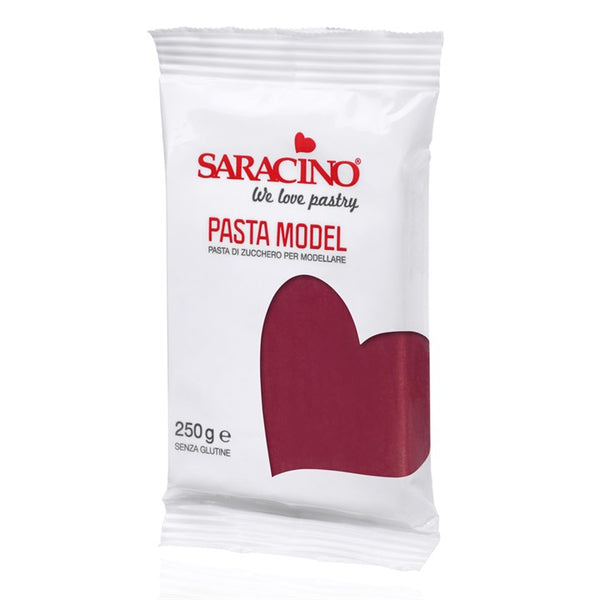 Modelling Paste - Burgundy - 250g - Saracino