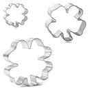 Cookie Cutter - Shamrock / 4 Leaf Clover 3 pc Set (Mini, Standard, Large)