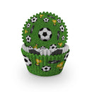 Cupcake Cases - Soccer (2 designs) - 75pc