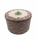 Cake Storage Tin - Spode Christmas Tree Yuletide Round Tin - Large