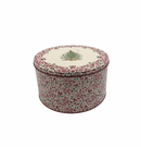 Cake Storage Tin - Spode Christmas Tree Yuletide Round Tin - Medium
