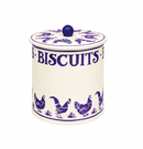 Biscuit Barrel Tin - Emma Bridgewater's Blue Hen