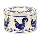 Cake Storage Tin - Emma Bridgewater's Blue Hen Round Cake Tin - Large