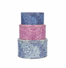 Cake Storage Tin - William Morris's Marigold Round Tin (Dove Blue / Mint) - Large
