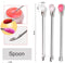 Sugarcraft - Tiny Scribe, Spoon & Paddle Tools - Stainless Steel with Diamante