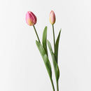 Floristry - Tulip Bud & Bloom (2pc) in Fuchsia - Artificial Flowers