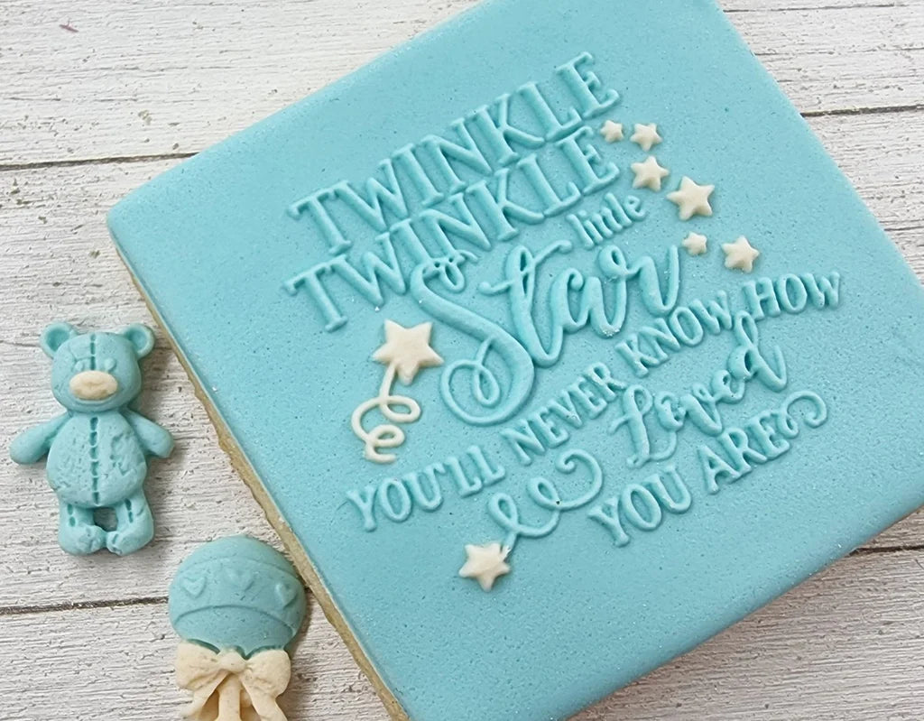 Debosser - Twinkle Twinkle Little Star (Baby Shower Cookie / Fondant ...