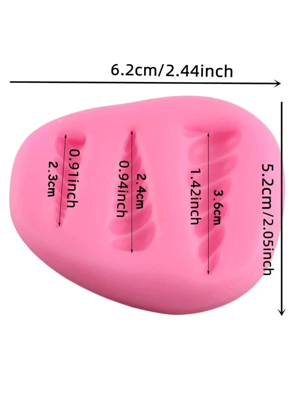 Silicone Mould - Mini Unicorn Horns (Cupcake Size)