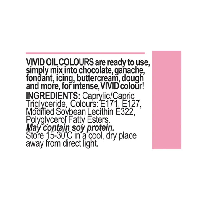 Baby Pink - Vivid Oil Based Colour 20ml