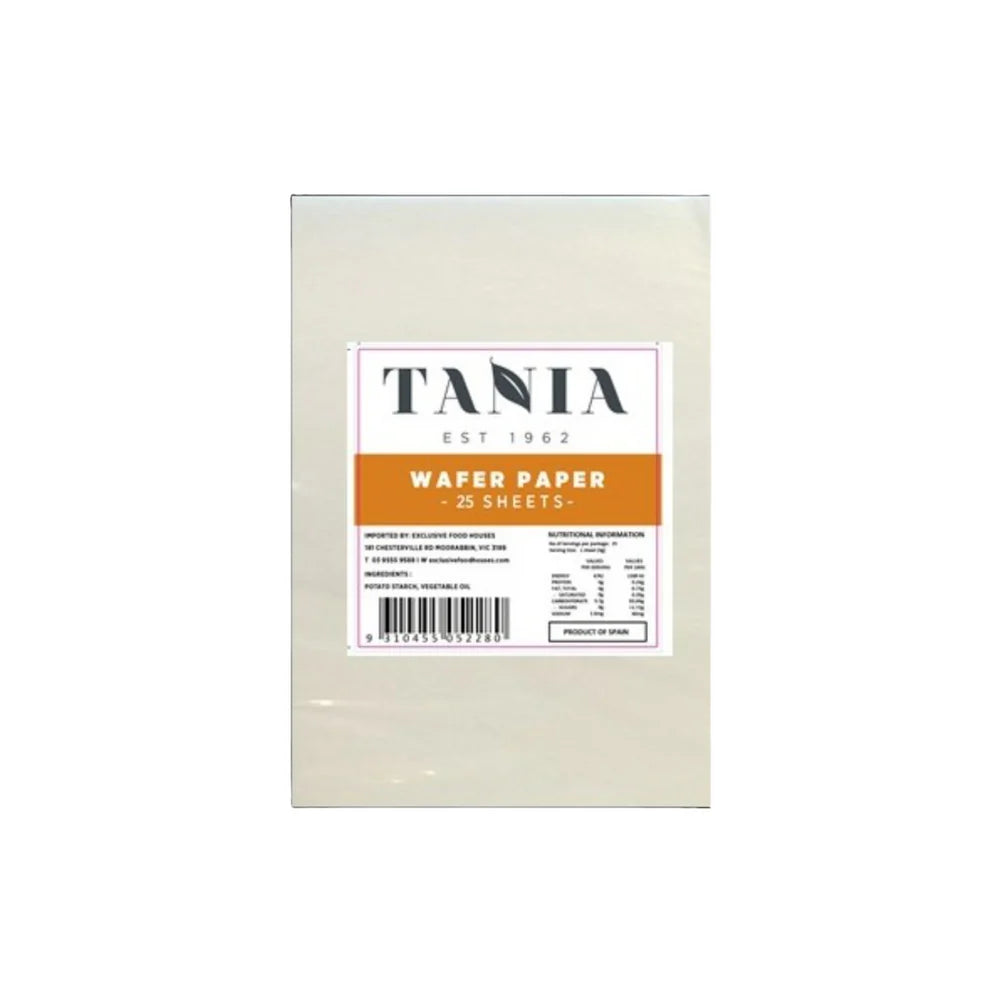 Wafer Paper / Rice Paper / Nougat Paper - 25 pk (Tania) – Latorta