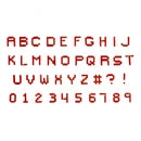 Cutter Set - Alphabet & Numbers Tappit - Pixel (Minecraft)